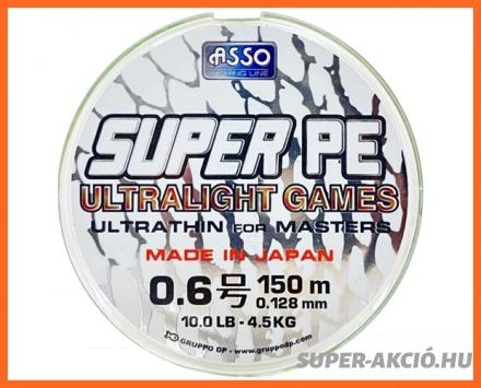 Asso Pe Ul Games Pl Fonott Feeder Zsinór 150m 0.117mm 3.3Kg