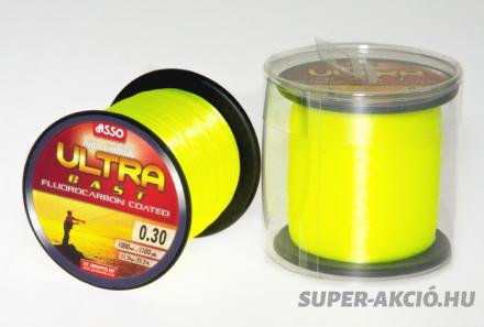 Asso Ultra Cast Fluoro Carbon Citrom 1000m 0,36mm Horgász Zsinór 2