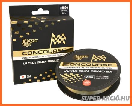 Benzár Mix Concourse Fonott Feeder Zsinór 120m 0.04mm 3.7Kg