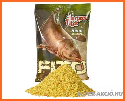 Benzár Mix Folyami Busázó Horgász Etetőanyag 1200g
