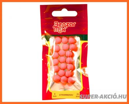 Benzár Mix Method Pop Up Horgász Bojli Eper 8mm 20db/csomag