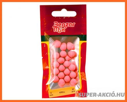 Benzár Mix Method Pop Up Horgász Bojli Krill 8mm 20db/csomag