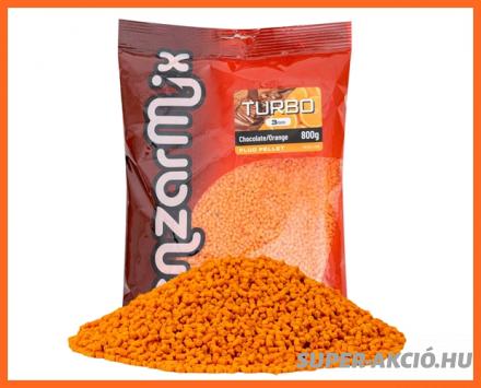Benzár Mix Fluo Horgász Micro Pellet Csoki Narancs 3mm 800g