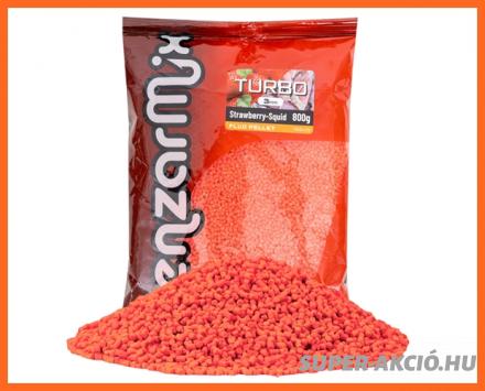 Benzár Mix Fluo Horgász Micro Pellet Eper Tintahal 3mm 800g