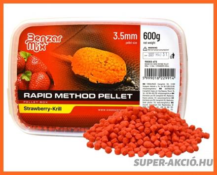 Benzár Mix Rapid Method Pellet Eper Krill 3.5mm 600g