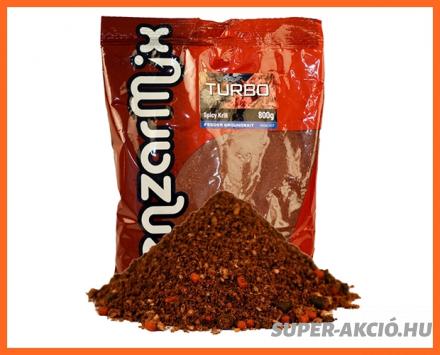 Benzár Mix Turbó Feeder Horgász Etetőanyag Krill Fűszer 800g