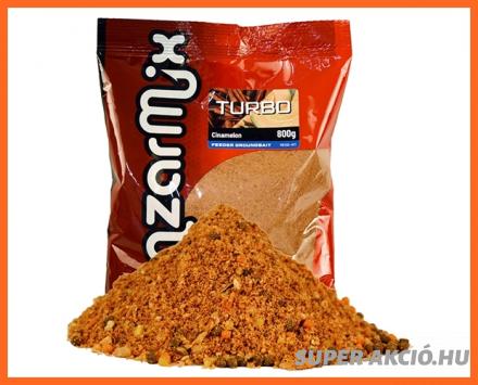 Benzár Mix Turbó Feeder Horgász Etetőanyag Sárgadinnye Fahéj 800g