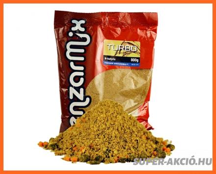 Benzár Mix Turbó Feeder Horgász Etetőanyag Vajsav 800g