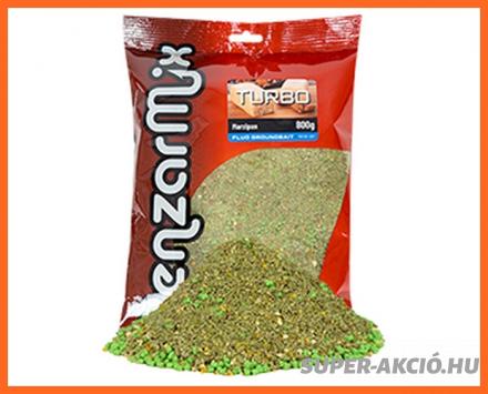 Benzár Mix Turbo Grundbait Horgász Etetőanyag Marcipán 800g