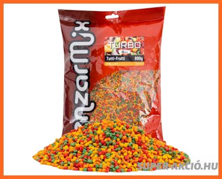 Benzár Mix Turbo Horgász Pelllet 3mm Tutti Frutti 800g