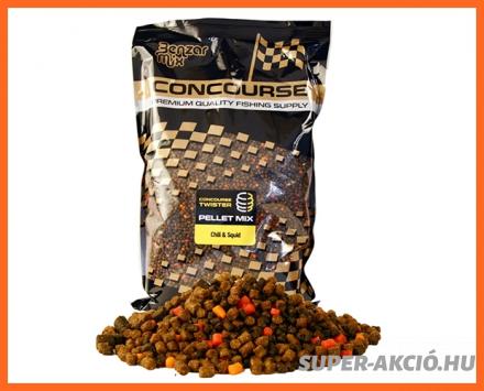 Benzár Mix Twister Horgász Pellet Mix Csili Tintahal 800g
