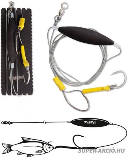 Black Cat Hair Rig Kész Szerelék XL-es, Harcsázó Kiegészítő 2