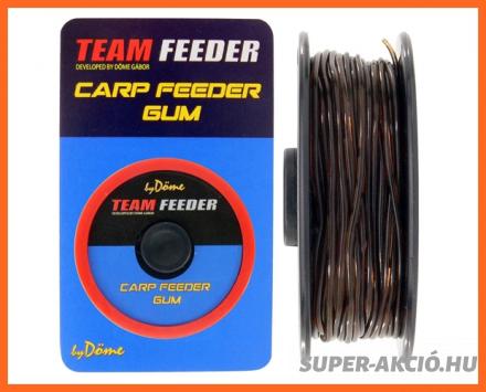 By Döme Team Feeder Carp Erőgumi Barna 10m 0.80mm