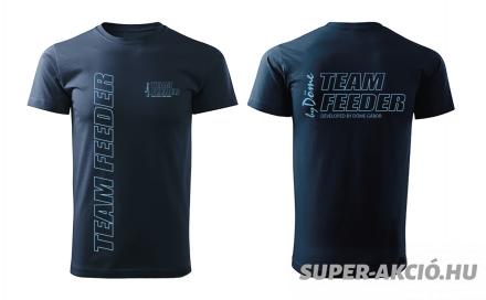 By Döme Team Feeder Kör Nyakas XXL-es Póló, Horgász Ruházat 2