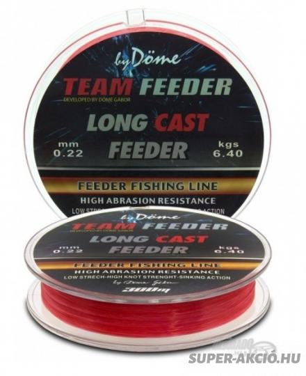 By Döme Team Feeder Long Cast 300m 0,18mm Horgász Zsinór 2