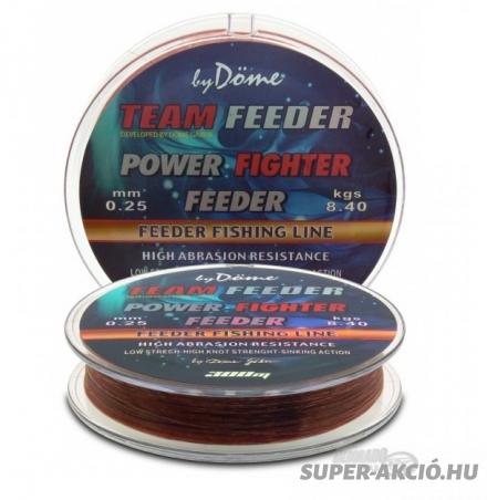 By Döme Team Feeder Power Fighter 300m 0,22mm Horgász Zsinór 2