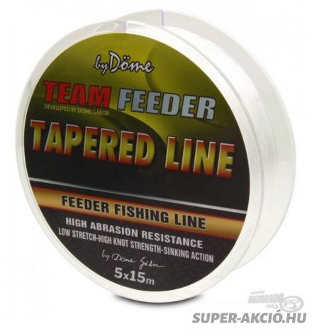 By Döme Team Feeder Tapered 0,195-0,28mm Horgász Előkezsinór 2