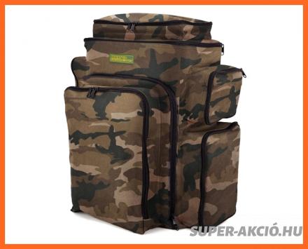 Carp Academy Camo Pontyozó Hátizsák 60x55x34cm