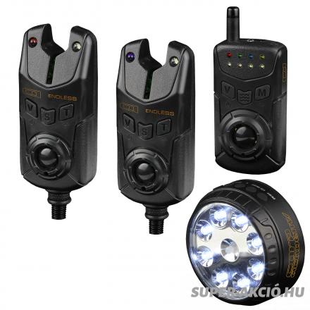 Carp Academy Endless Elektromos Kapásjelző Szett 2+1 Okos Sátorlámpával 1
