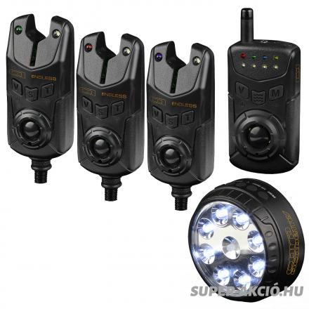 Carp Academy Endless Elektromos Kapásjelző Szett 3+1 Okos Sátorlámpával 2