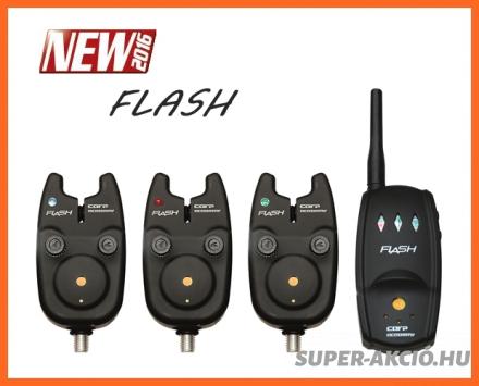 Carp Academy Flash Elektromos Kapásjelző Szett 3+1