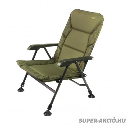 Carp Academy Luxxus Camo Karfás Horgász Szék Max:130Kg 1