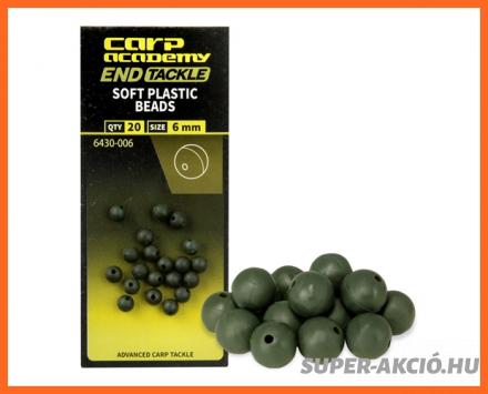 Carp Academy Puha Gumigyöngy Zöld 6mm 20db/csomag