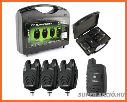 Carp Academy Thunder Elektromos Kapásjelző Szett 3+1