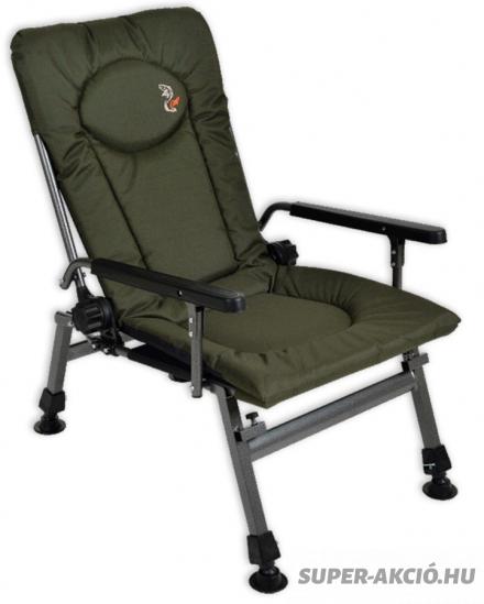 Carp Chairs FR5 Kényelmes Karfás Horgász Szék Zöld Max:120kg 1