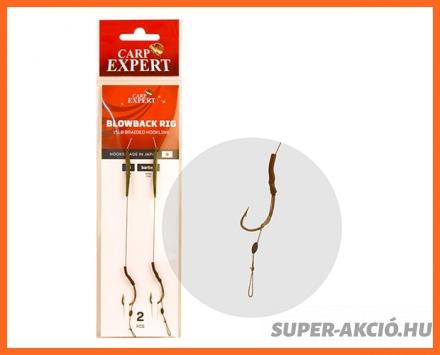 Carp Expert Blowback Rig Előkötött Bojlis Horog 4-es 2db/csomag