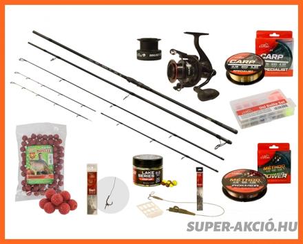 Carp Expert Max2 Double Tip Bojlis Feeder Horgász Szett 390cm