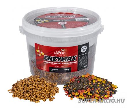 Carp Expert Enzimax 4 Literes Búzás Epres Halas Szemes Csali 2