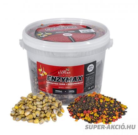 Carp Expert Enzimax 4 Literes Kukoricás Mix Eper Halas Szemes Csali 2