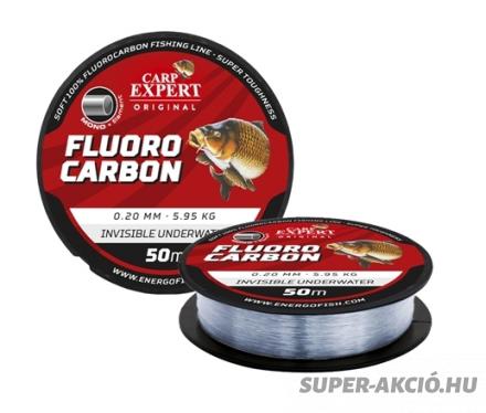 Carp Expert Fluorocarbon Transparent 0,35mm Horgász Előkezsinór 2
