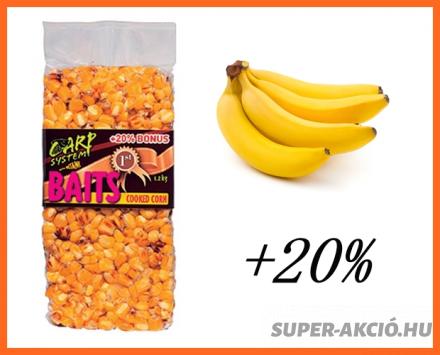 Carp Life Főtt Kukorica Szemes Csali Banános 1,2kg