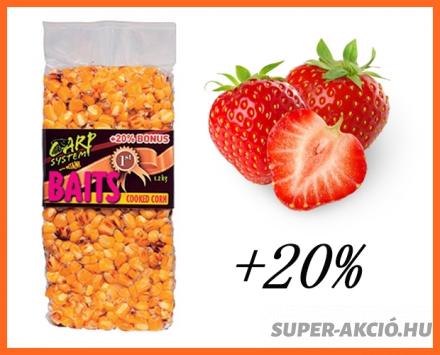 Carp Life Főtt Kukorica Szemes Csali Epres 1,2kg