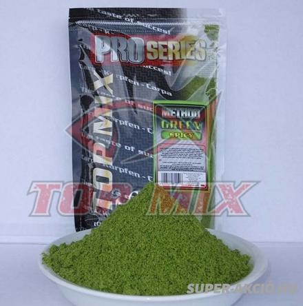 Top Mix Pro Series 850gr Green Spicy Method, Horgász Etetőanyag 2