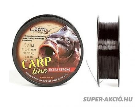 Czero Carp Line Extra Strong Fekete Horgász Zsinór 350m 0,35mm 2