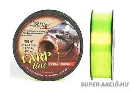 Czero Carp Line Extra Strong Zöld Horgász Zsinór 350m 0,40mm