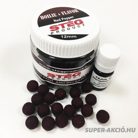 csalizó horgász bojlik 12mm red pepper