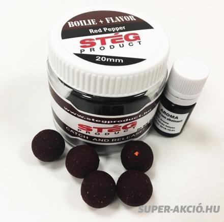 csalizó horgász bojlik 20mm red pepper