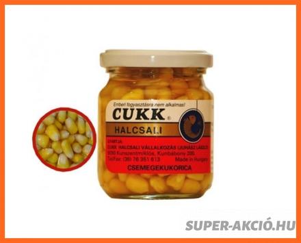 Cukk Natúr Csemege Kukorica Üvegben Szemes Csali