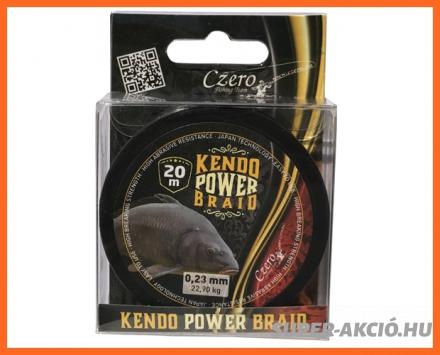 Czero Kendo Power Fonott Horgász Előkezsinór 20m 0.15mm 10.6Kg