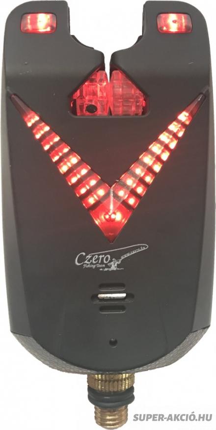 Czero Predator Extra Fényerős Elektromos Kapásjelző Piros 2