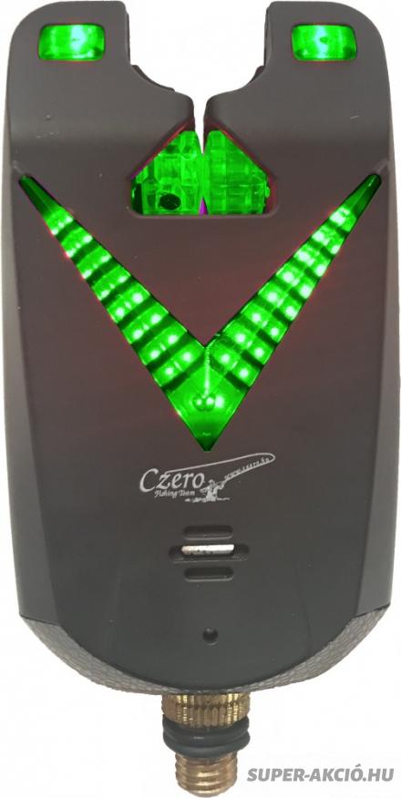 Czero Predator Extra Fényerős Elektromos Kapásjelző Zöld 2