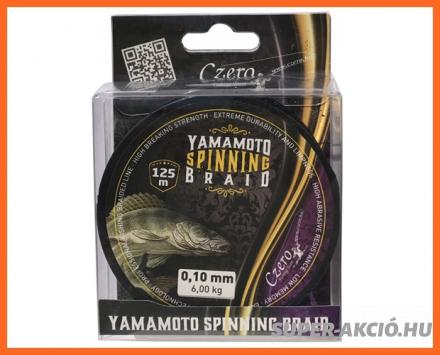 Czero Yamamoto Spinning Braid Fonott Zsinór 125m 0.10mm 6Kg