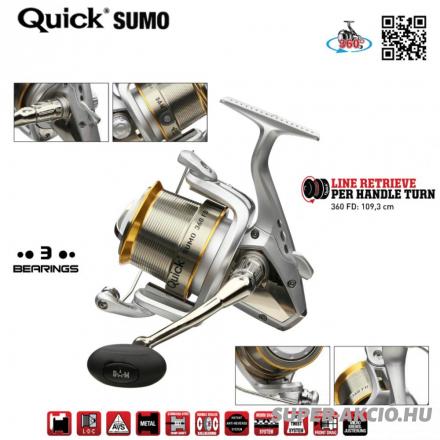 Dam Quick Sumo 6000-es , Távdobó Horgászorsó 3