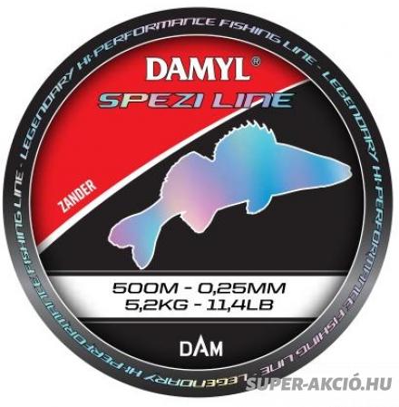 Dam Spezi Line Zander Süllőző 500m 0,25mm Horgász Zsinór 2