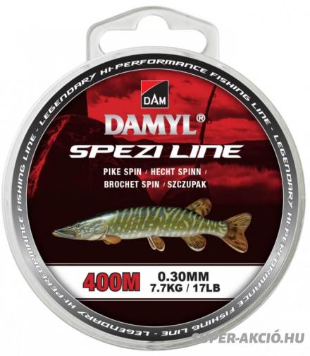 Dam Spezi Pike Spin Csuka Pergető Horgász Zsinór 400m 0,30mm 2