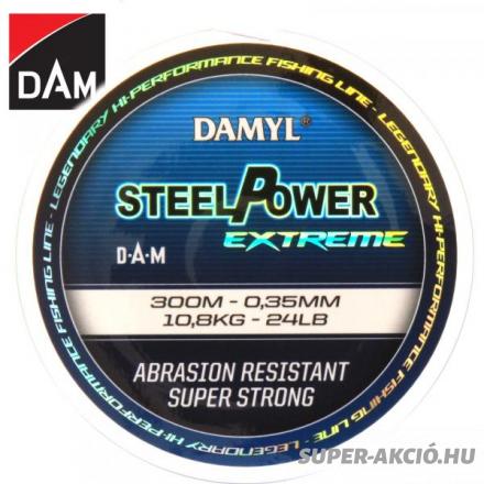 Dam Steelpower Extreme 300m 26,3kg Monofil Zsinór, Harcsázó Kiegészítő 2